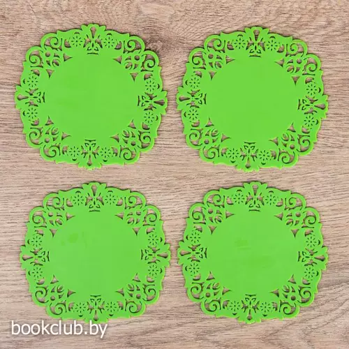 Набор подставок под горячее «Чаепитие», 4 шт.