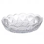 Салатник стеклянный, овальный, 270х220 мм, Нью Карат (New Carat), NORITAZEH
