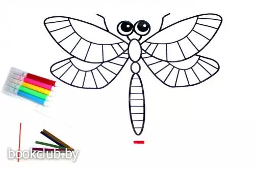 Раскраска надувная «Стрекоза» Раскраска надувная «Стрекоза»