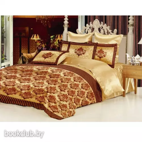 Постельное белье с фотопечатью «Рапсодия Золотой»(Размер: 1,5-спальный) Постельное белье с фотопечатью «Рапсодия Золотой»(Размер: 1,5-спальный)