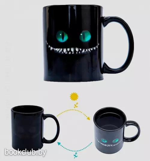 Кружка-хамелеон «Чеширский кот»