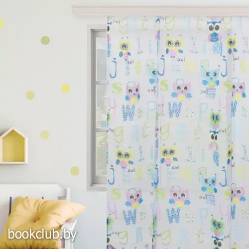 Тюль «Этелька» (цвет: совята)