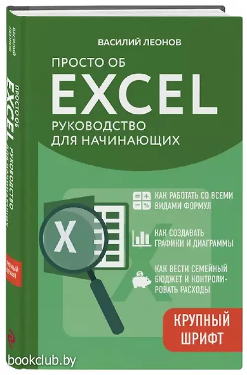 Просто об Excel. Руководство для начинающих (крупный шрифт)
