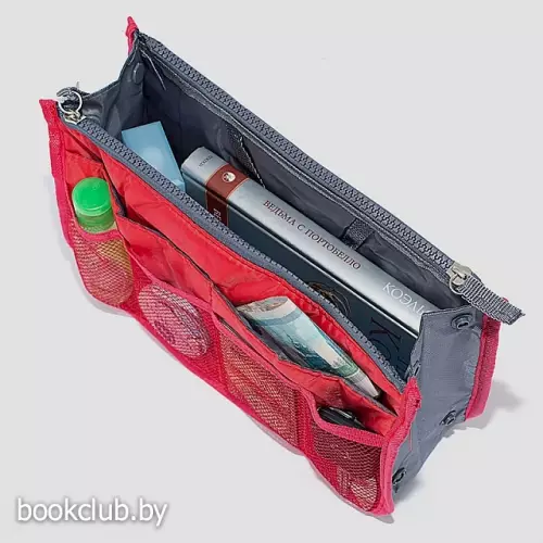 Органайзер для сумки «Сумка в сумке»(Цвет: красный)