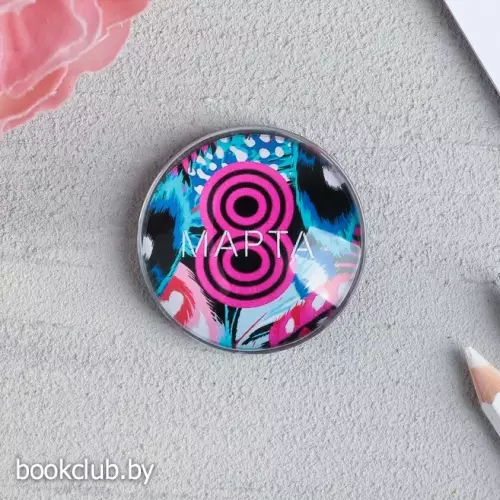 Магнит «Перья», 4 х 4 см