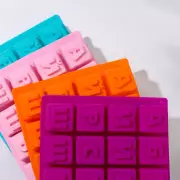 Форма для выпечки 32 ячейки «Буквы.Алфавит» 35х18х3 см (3,7х3,7х3 см) цвет МИКС