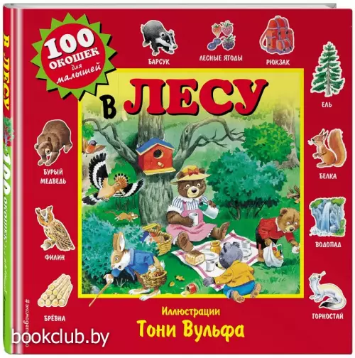 В лесу (100 окошек для малышей)