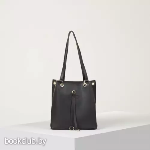 Сумка женская «Колечки» (цвет черный)