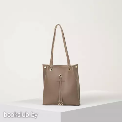 Сумка женская «Колечки» (цвет коричневый)