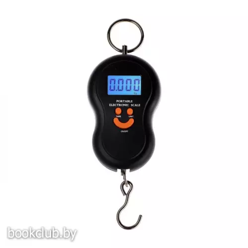 Весы-безмен Luazon LV-402, электронные, до 50 кг, точность до 10 г, с подсветкой, МИКС