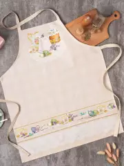 Фартук кухонный «Этель. Пасхальные куличи», 60×70 см, 100% хлопок, саржа 190 г/м²