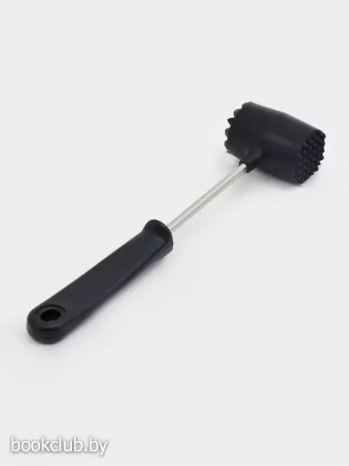 Молоток для мяса Доляна «Круг», 25 см, чёрный