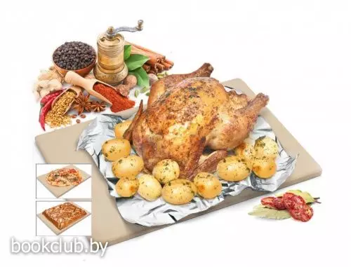 Камень для выпечки прямоугольный «Русская печь»