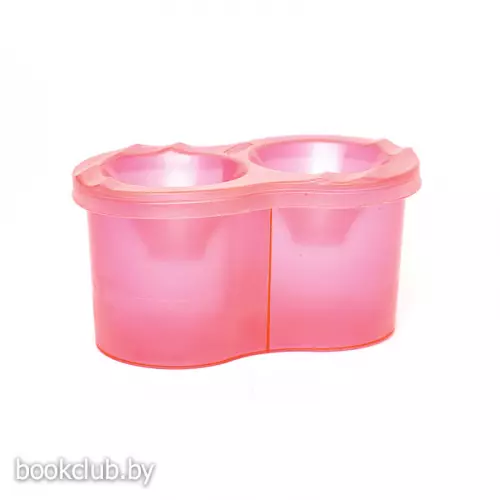 Пластиковый стакан-непроливайка двойной