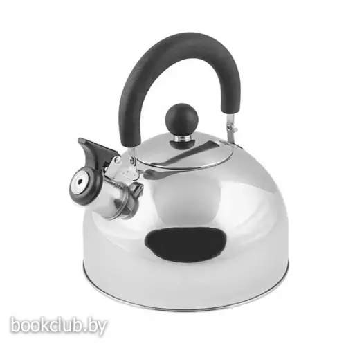 Чайник со свистком (объем: 2,15 л, цвет: серебристый)