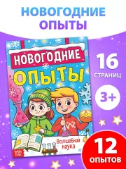 Книга «Новогодние опыты», 16 стр.