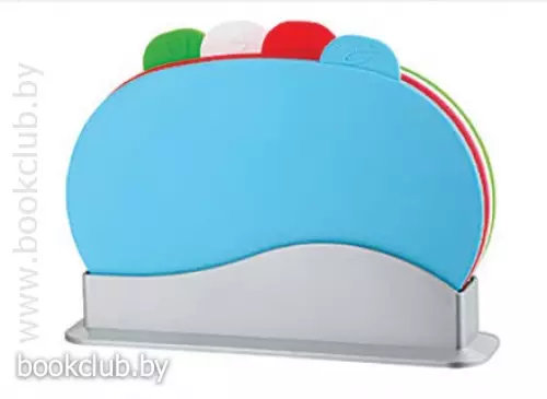 Набор разделочных досок с подставкой «Карнавал» Набор разделочных досок с подставкой «Карнавал»