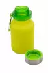 Бутылка для воды силиконовая складная с крышкой и карабином, 500 мл