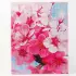 Алмазная вышивка полное заполнение «Цветы Вишни», на раме, 40×50 см