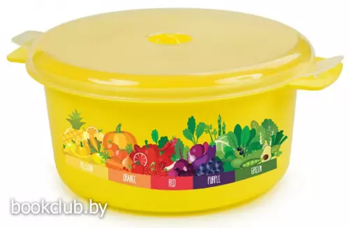 Емкость для холодильника и СВЧ Vitaline (Цвет: Желтый)