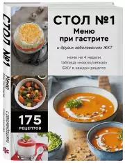 Стол №1. Меню при гастрите и других заболеваниях ЖКТ. С рекомендациями специалиста