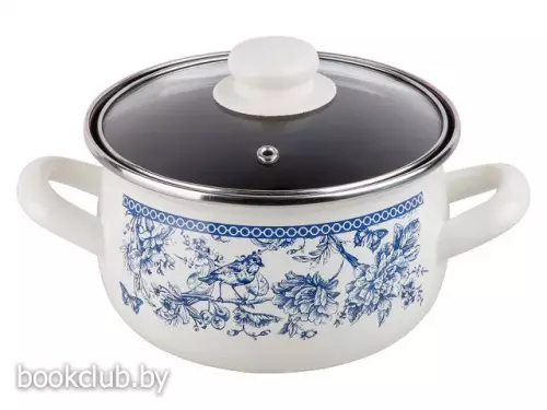 Кастрюля стальная эмалированная  Кастрюля стальная эмалированная