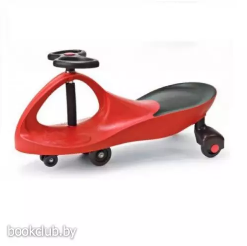 Машинка детская с пластиковыми колесами «Бибикар» (цвет красный)