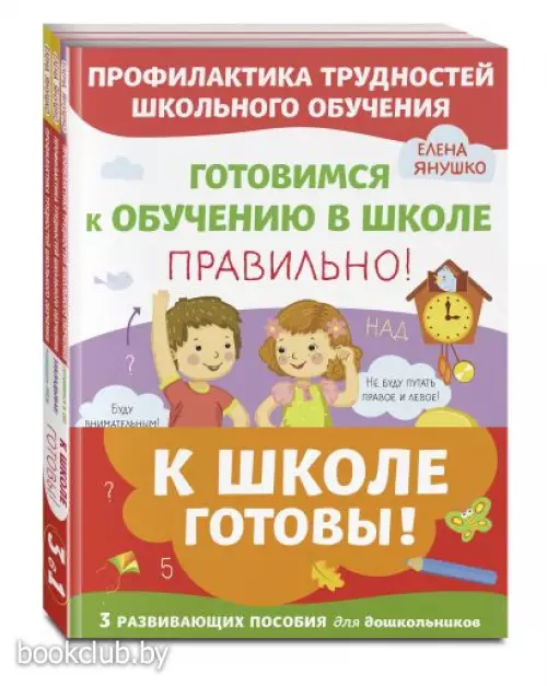 Комплект из трех развивающих пособий. К школе готовы