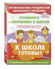 Комплект из трех развивающих пособий. К школе готовы