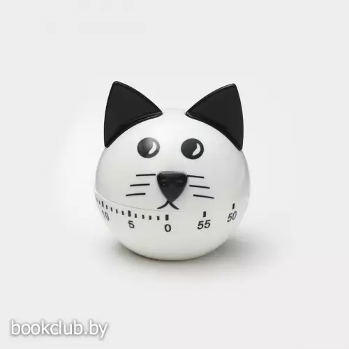 Таймер механический Доляна «Котенок», кухонный, белый