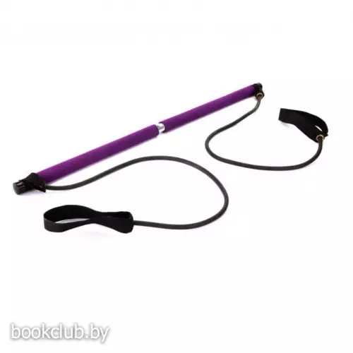 Палка гимнастическая с эспандерами «Пилатес Студио» Палка гимнастическая с эспандерами «Пилатес Студио»