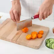 Овощерезка фигурная «Вкус», 18,5х5,5 см, цвет бордовый, Доляна