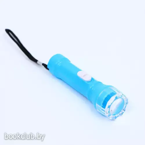 Фонарь ручной, от батарейки AG3, синий
