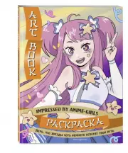 Art Book. Impressed by Anime-girls. Раскраска