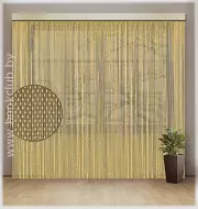 Нитиевая гардина «Дождик»