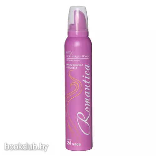 Мусс для укладки волос с бета-каротином сильной фиксации «Romantica», 200 мл