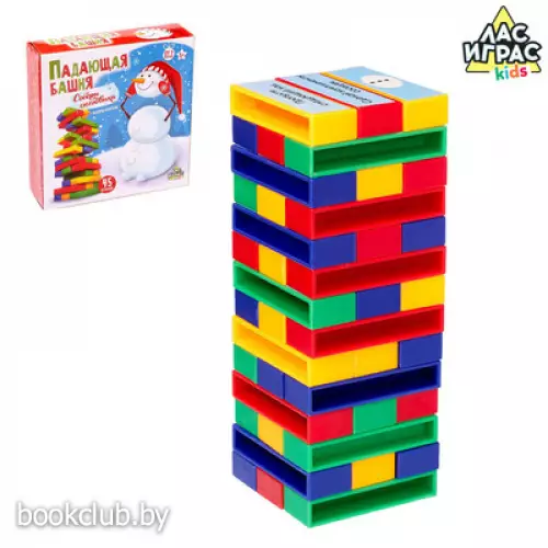 Настольная игра на реакцию и внимание «Падающая башня. Собери снеговика», фанты
