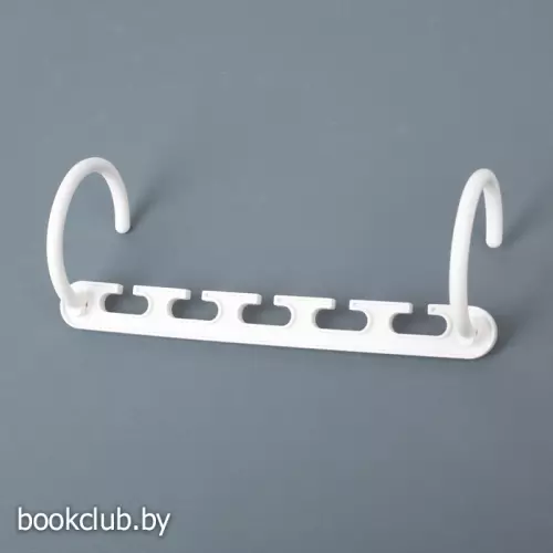 Вешалка-трансформер,24 см, 5 крючков, цвет белый