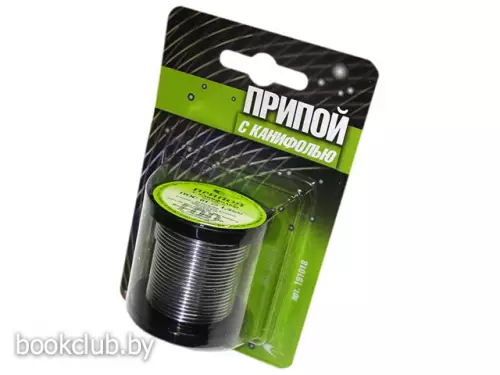 Припой ПОС 61 трубка с канифолью, катушка 1,5 мм, 100 г, Векта