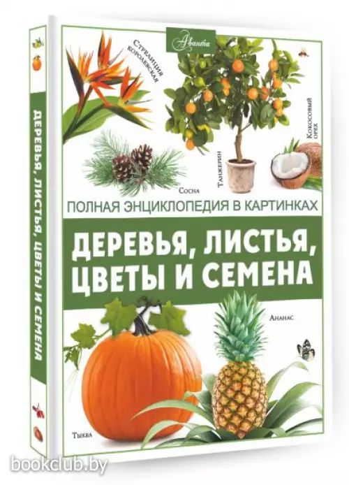 Деревья, листья, цветы и семена
