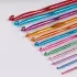 Набор крючков для вязания, d = 2-8 мм, 14,5 см, 12 шт, цвет разноцветный