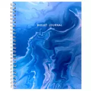 Блокнот в точку: Bullet Journal (мрамор, 144 c., пружина)