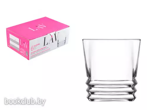 Набор стаканов для виски Elegan, 6 шт., 315 мл