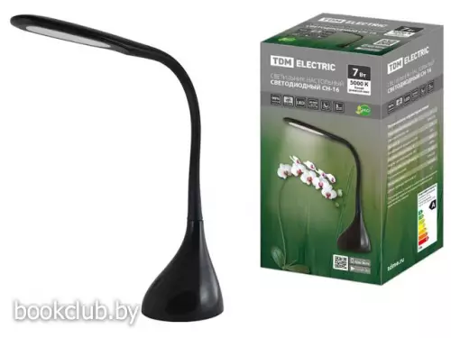 Светильник светодиодный настольный СН-16 (сенсор-диммер,  220 В, 7 Вт, 5000 К) TDM
