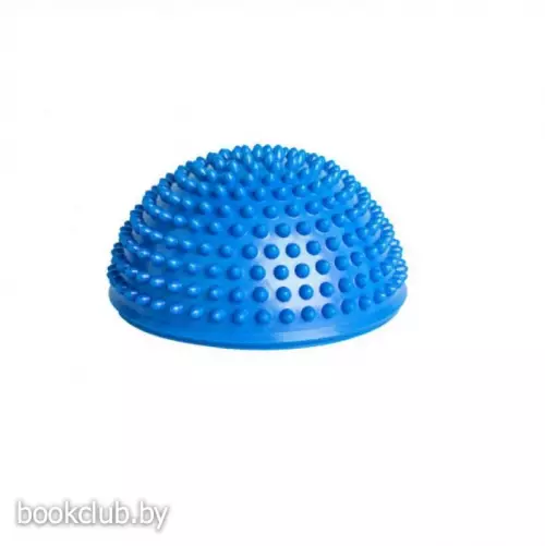 Полусфера балансировочная массажная (цвет синий)