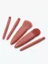 Набор кистей для макияжа PASTEL BLUSH, 5 шт., персиковый