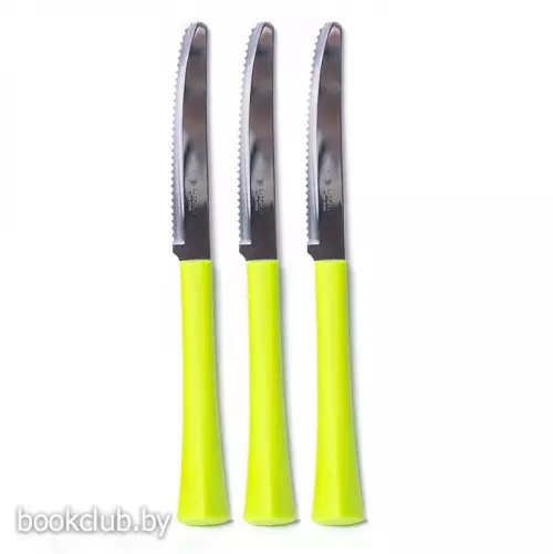 Набор столовых ножей (3 шт.)(Цвет: зеленый)