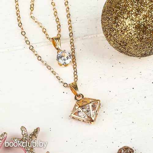 Кулон двойной «Время чудес. Кристалл»  