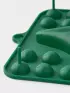 Форма для выпечки новогодняя Доляна «Елка с шарами», 21.5×14×2.5 см, силикон, зеленая
