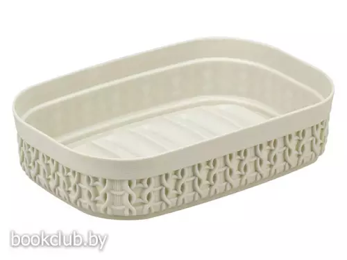 Мыльница «Вязание», белый (IDEA)